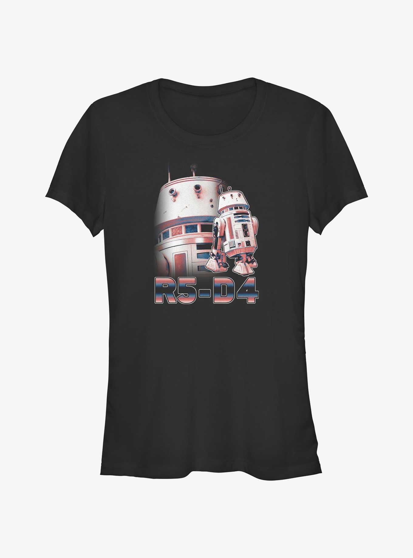 Star Wars The Mandalorian Droid R5-D4 Girls T-Shirt, BLACK, hi-res