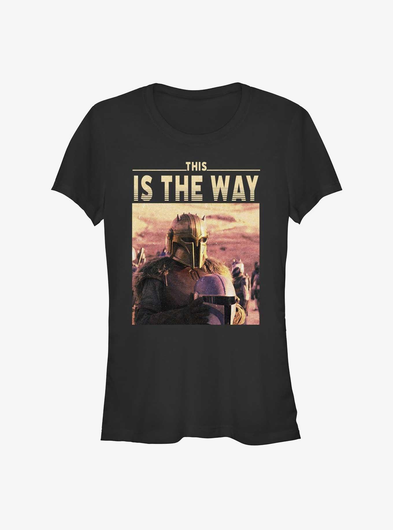 Star Wars The Mandalorian Initiation Girls T-Shirt, BLACK, hi-res