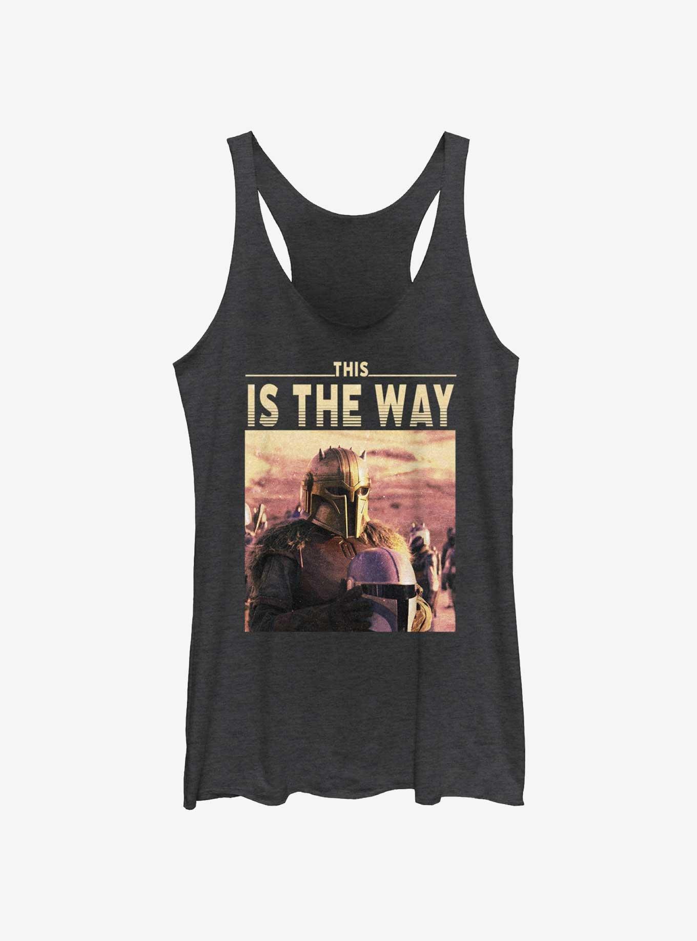 Star Wars The Mandalorian Initiation Girls Tank, BLACK, hi-res