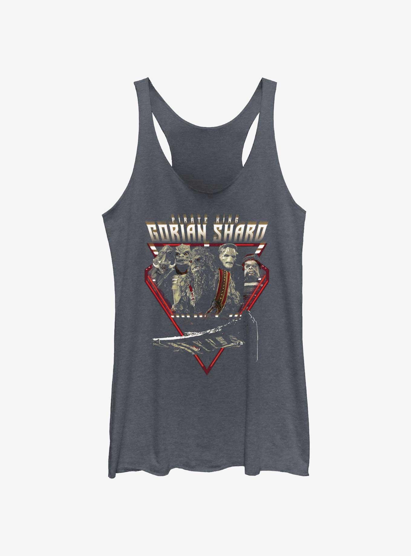 Star Wars The Mandalorian Pirate King Gorian Shard Girls Tank, NAVY, hi-res