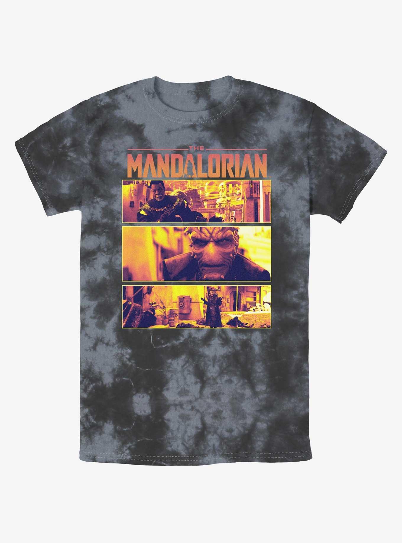 Star Wars The Mandalorian Pirates On Nevarro Standoff Tie-Dye T-Shirt, , hi-res