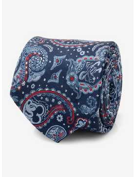 Disney Mickey Mouse And Friends Paisley Blue Multi Men's Tie, , hi-res