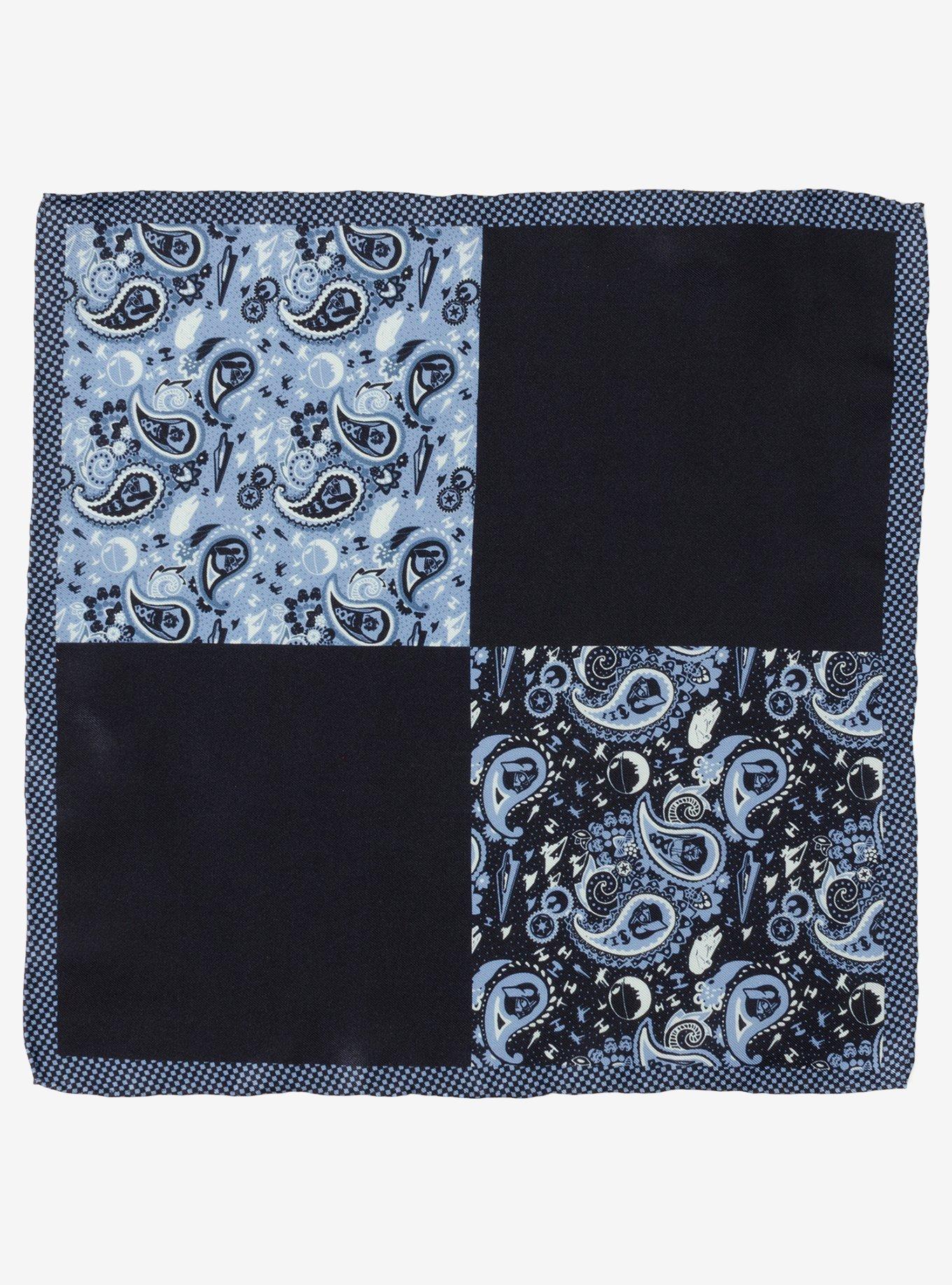Star Wars Vader Blue Paisley Pocket Square, , hi-res