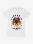 Creed III Anderson Dame Heavyweight Champion womens T-Shirt, WHITE, hi-res