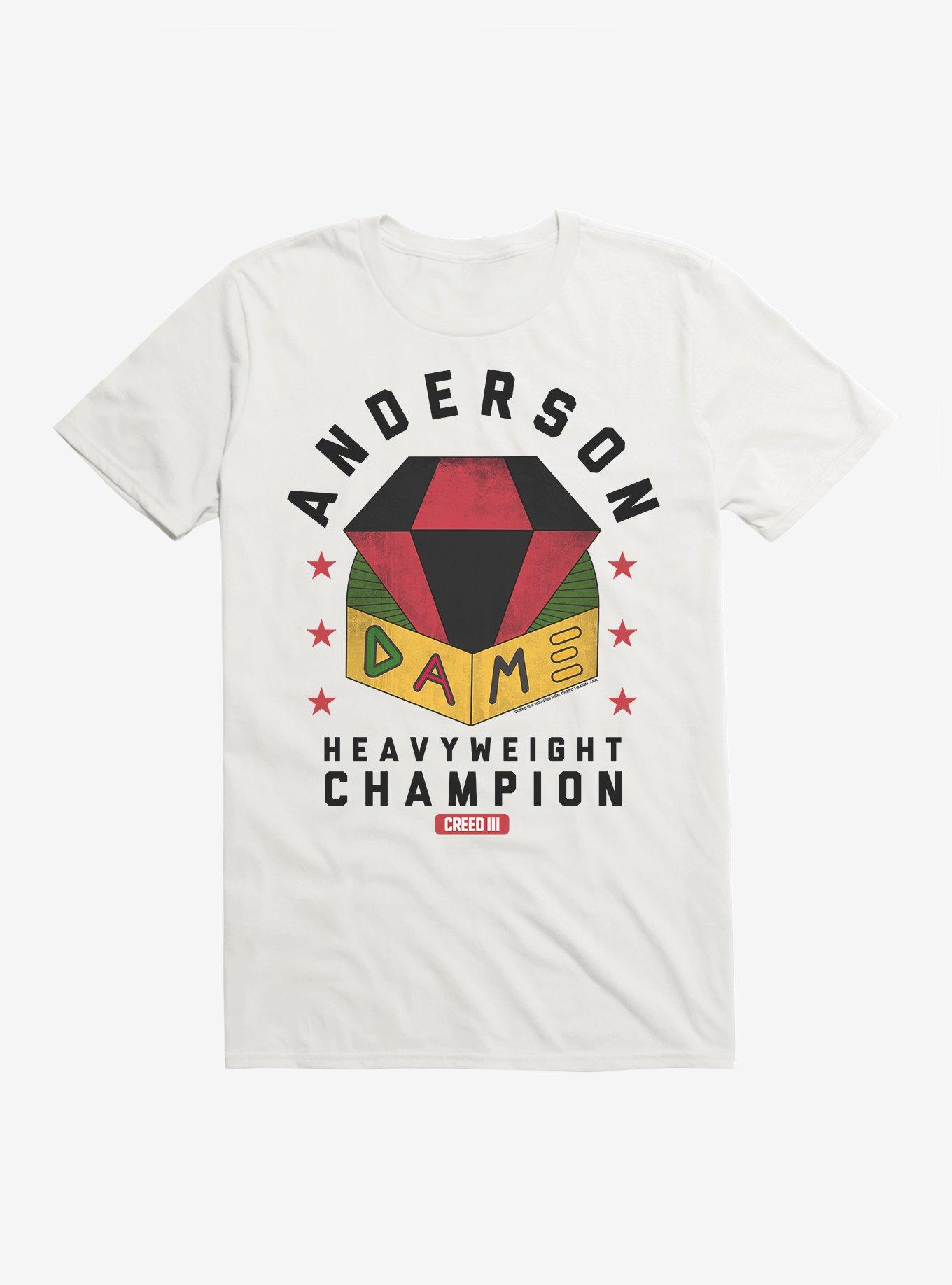 Creed III Anderson Dame Heavyweight Champion T-Shirt, , hi-res