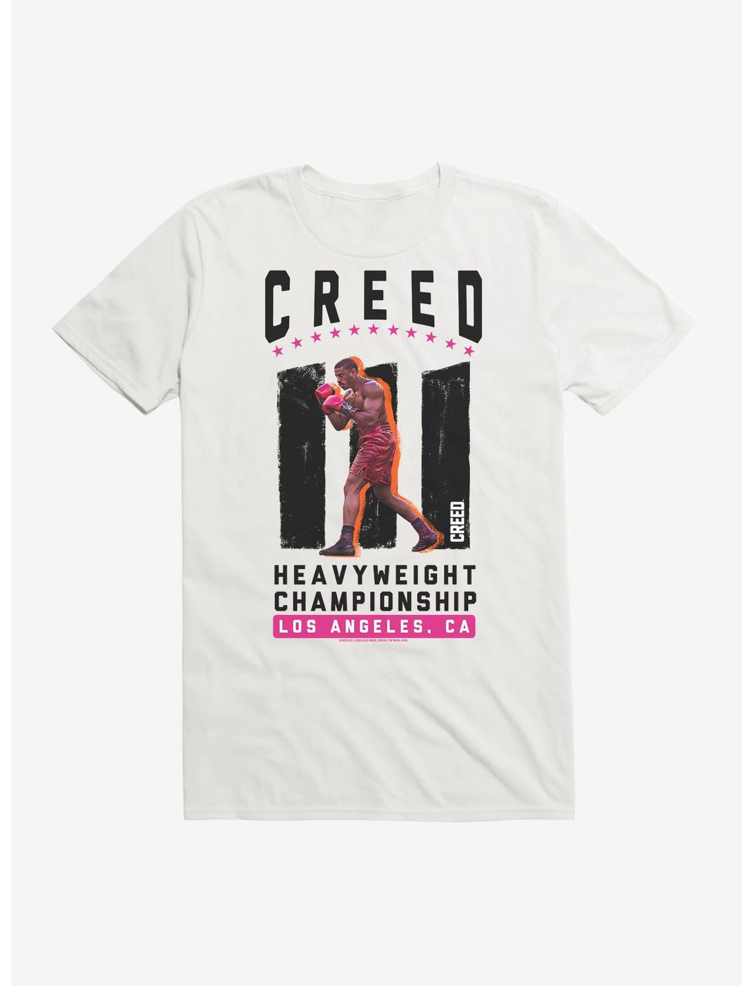 Creed III Heavyweight Championship LA T-Shirt, WHITE, hi-res