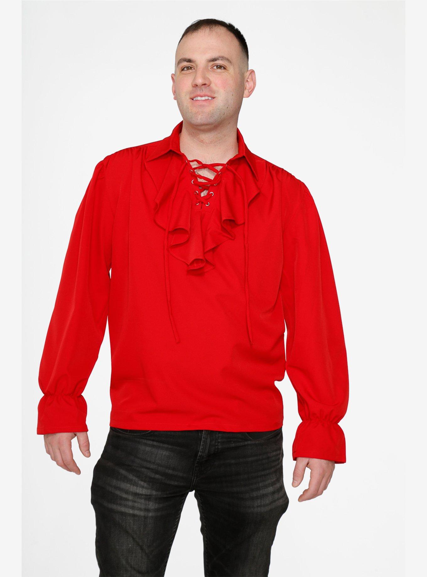 Red best sale pirate shirt