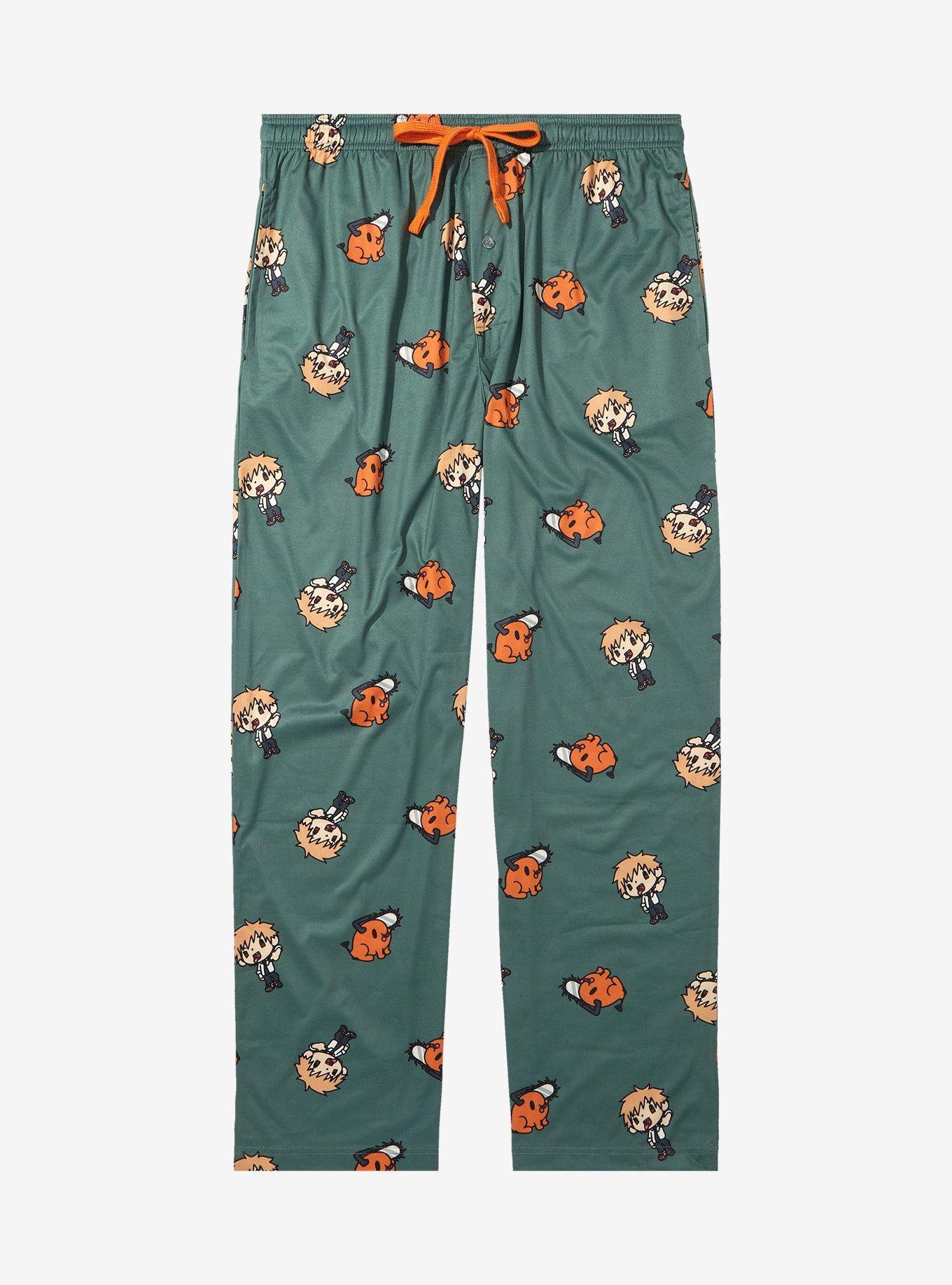 Chainsaw Man Chibi Allover Print Sleep Pants - BoxLunch Exclusive , , hi-res