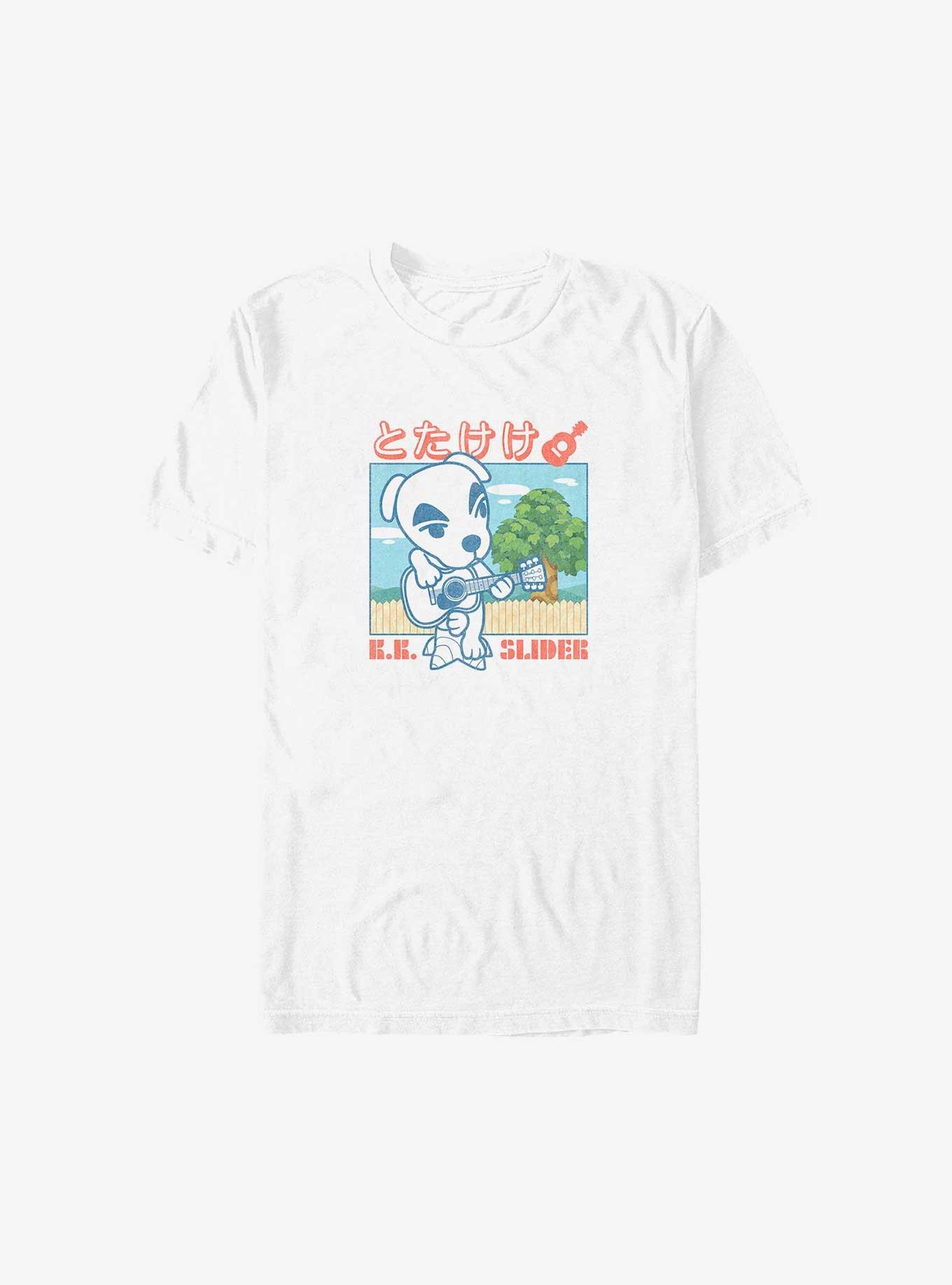 Nintendo Animal Crossing Slider Big Tall T-Shirt WHITE