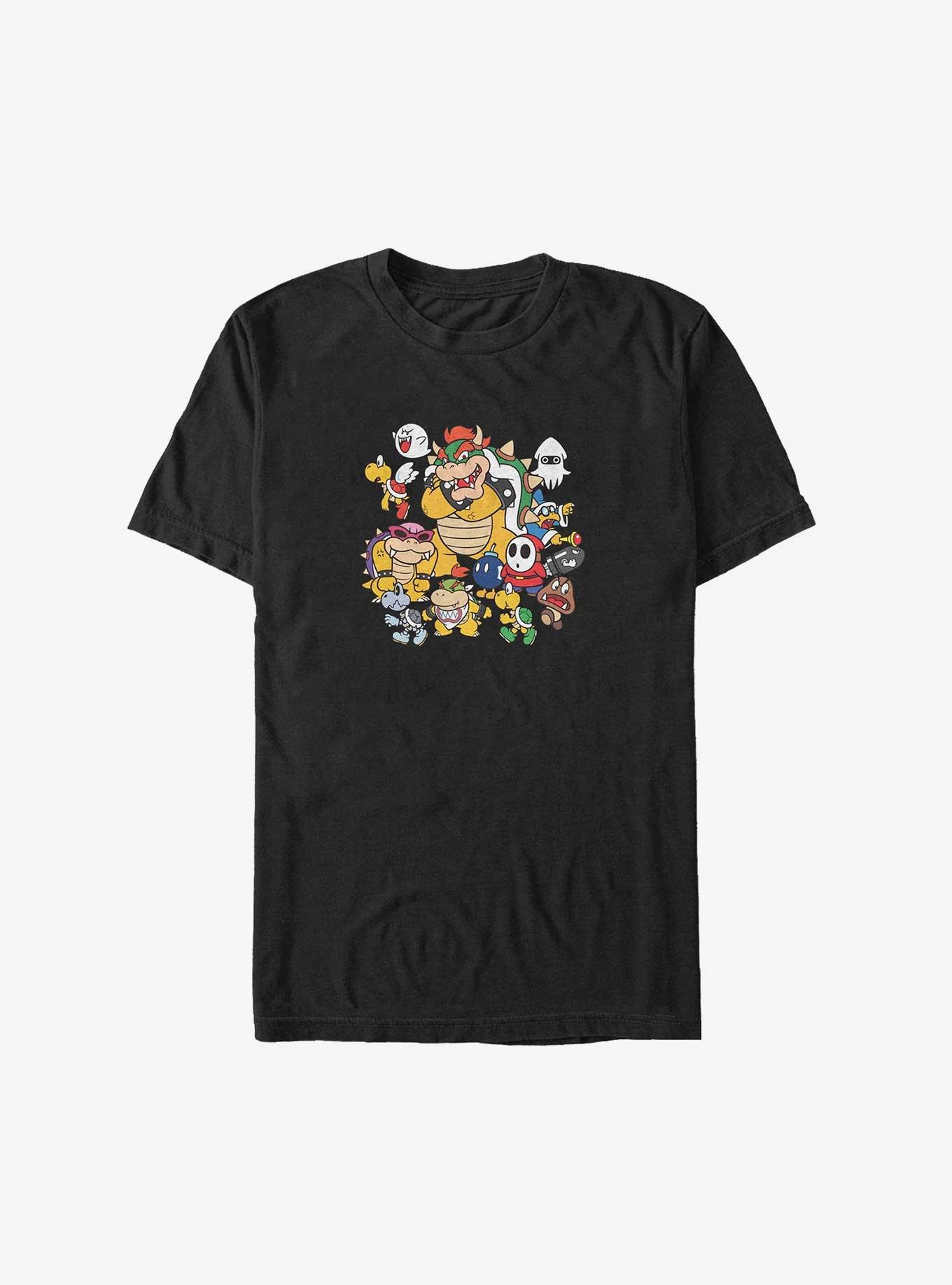 Nintendo Super Mario Bros. Villain Stack Big & Tall T-Shirt