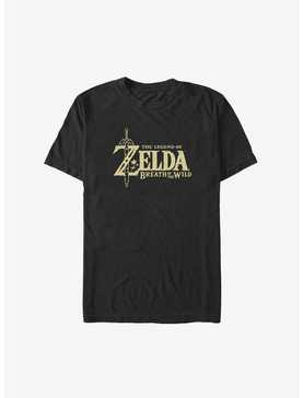 The Legend Of Zelda: Breath Of The Wild Logo Big & Tall T-Shirt, , hi-res