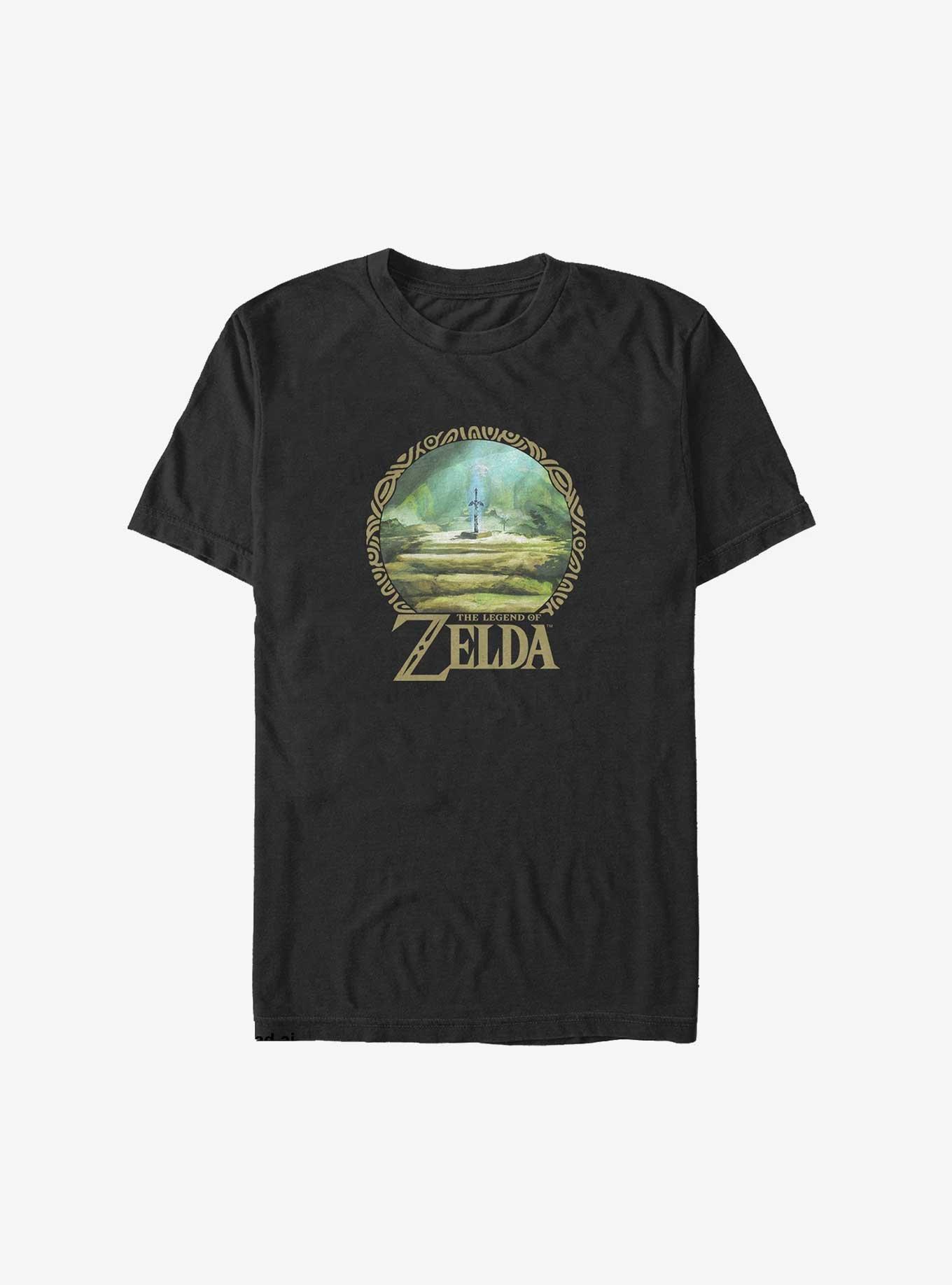 The Legend Of Zelda Master Sword Big & Tall T-Shirt, BLACK, hi-res