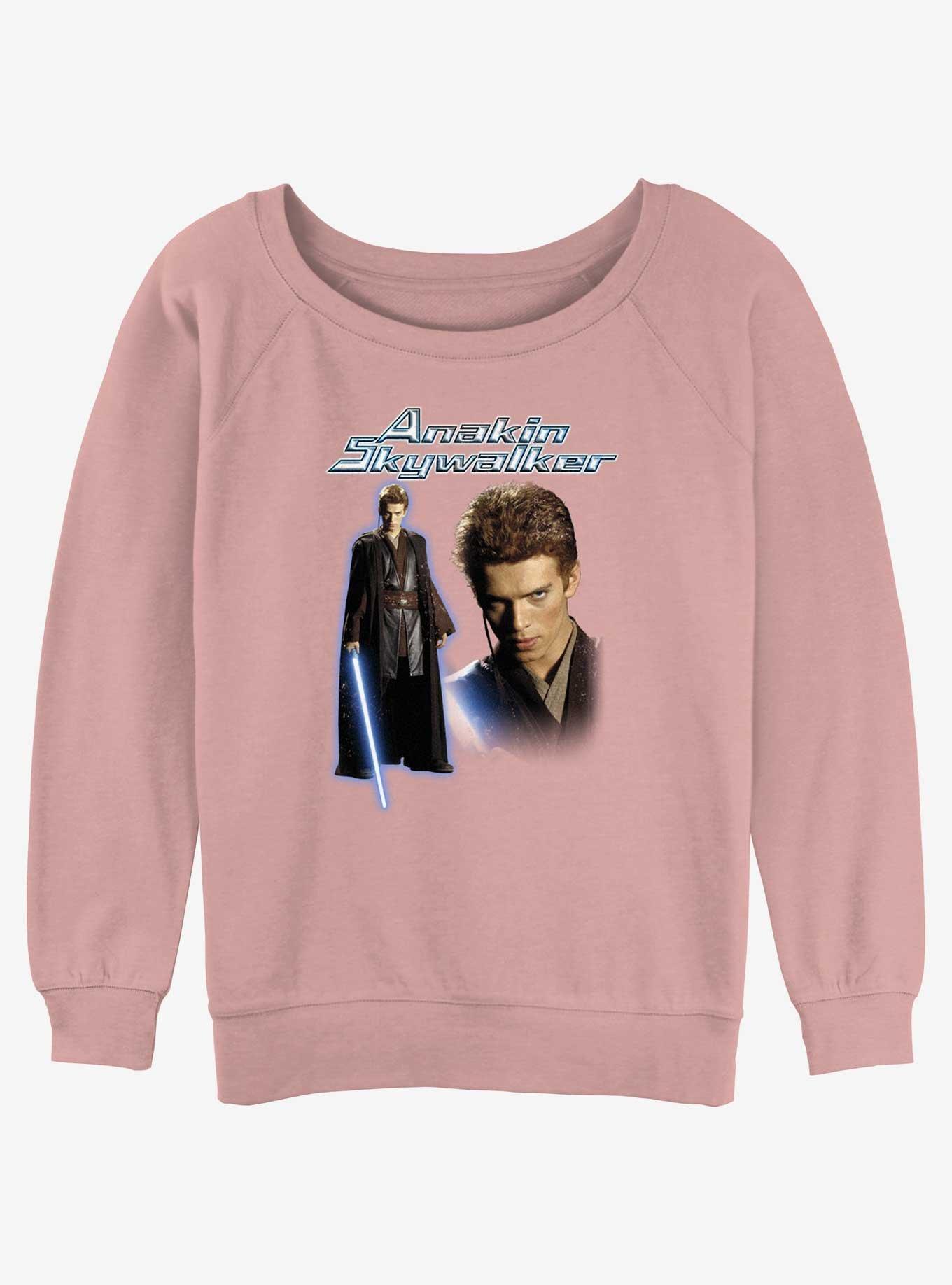 Star Wars Anakin Lightsaber Womens Slouchy Sweatshirt, , hi-res