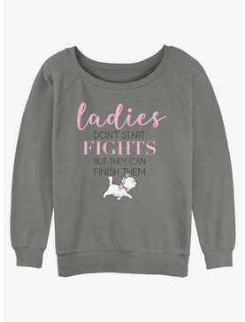 Disney The Aristocats Ladies Finish Fights Womens Slouchy Sweatshirt, , hi-res