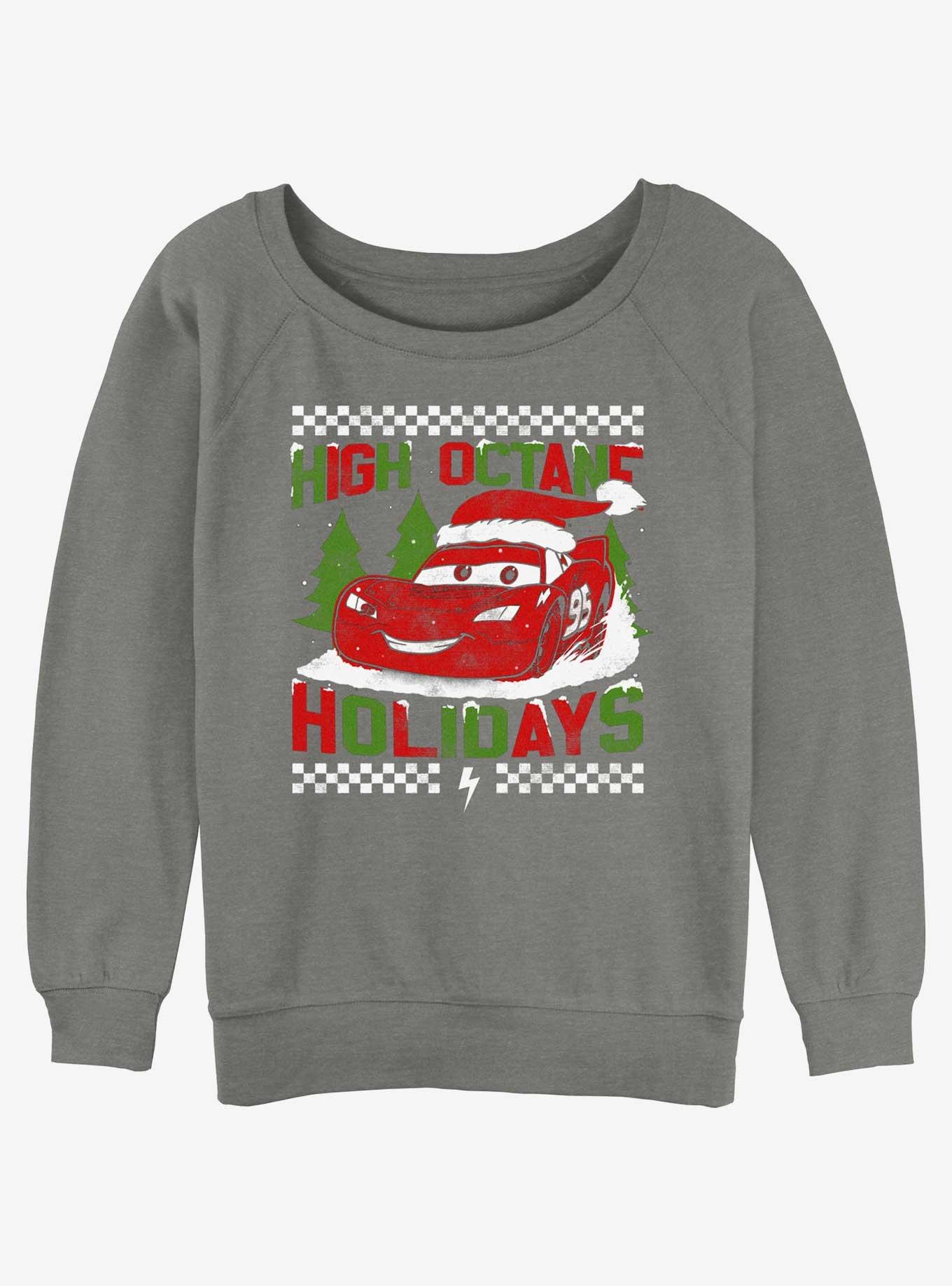 Disney Pixar Cars High Octane HolidaysWomens Slouchy Sweatshirt, , hi-res