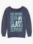 Disney Cinderella Missing Slipper Womens Slouchy Sweatshirt, BLUEHTR, hi-res