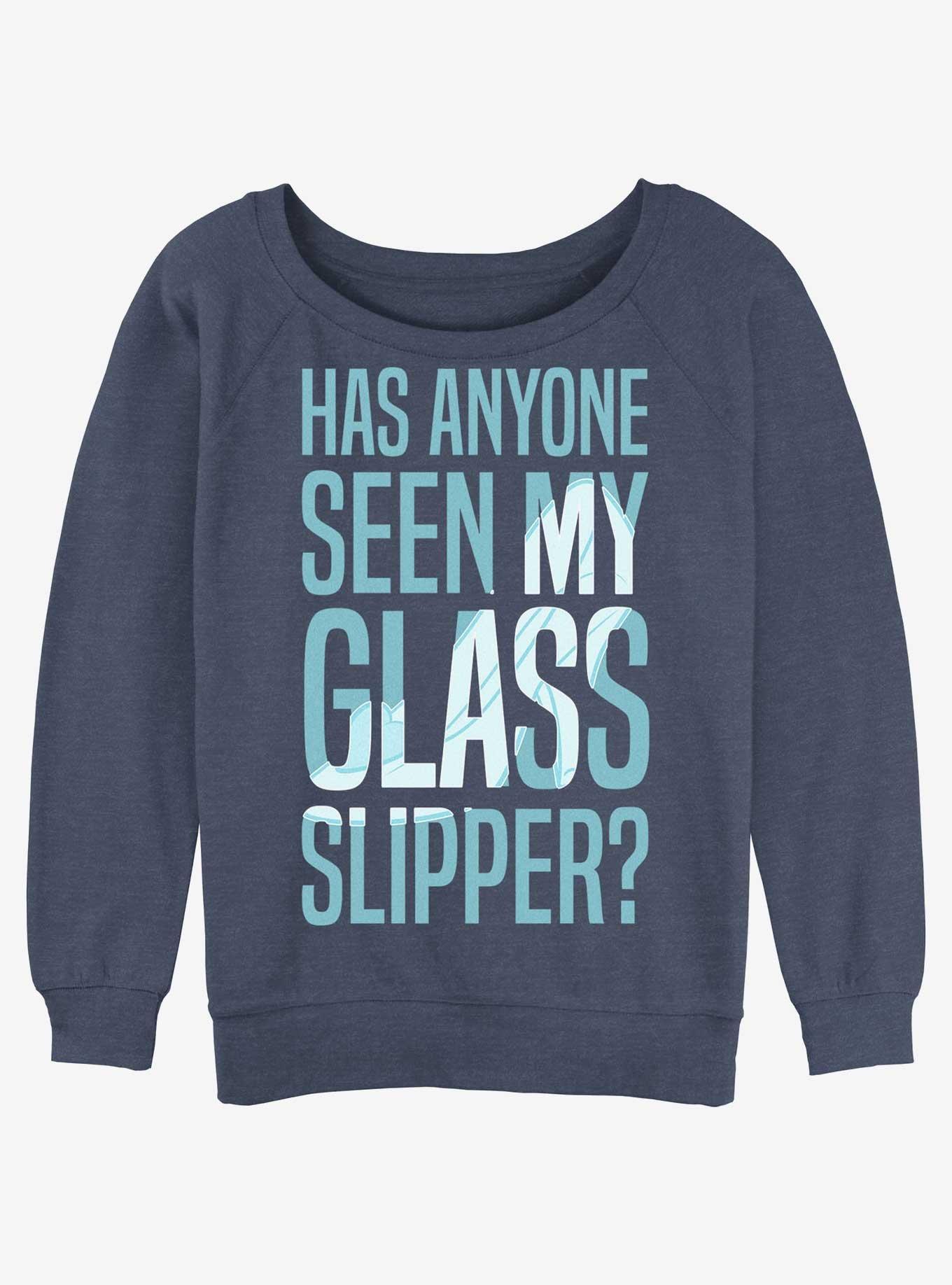Disney Cinderella Missing Slipper Womens Slouchy Sweatshirt, , hi-res