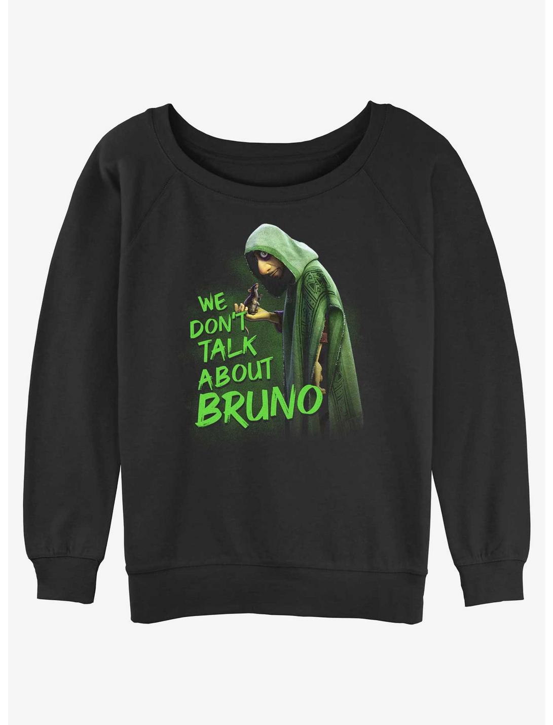 Disney Encanto Bruno Womens Slouchy Sweatshirt, BLACK, hi-res