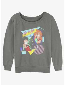 Disney Goofy Eye To Eye 80's Womens Slouchy Sweatshirt, , hi-res