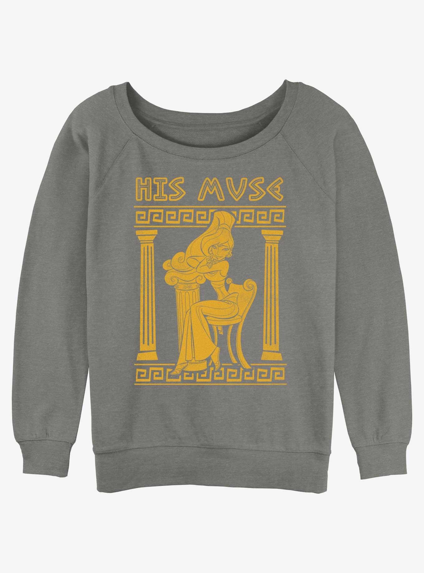 Disney Hercules His Muse Meg Womens Slouchy Sweatshirt, , hi-res
