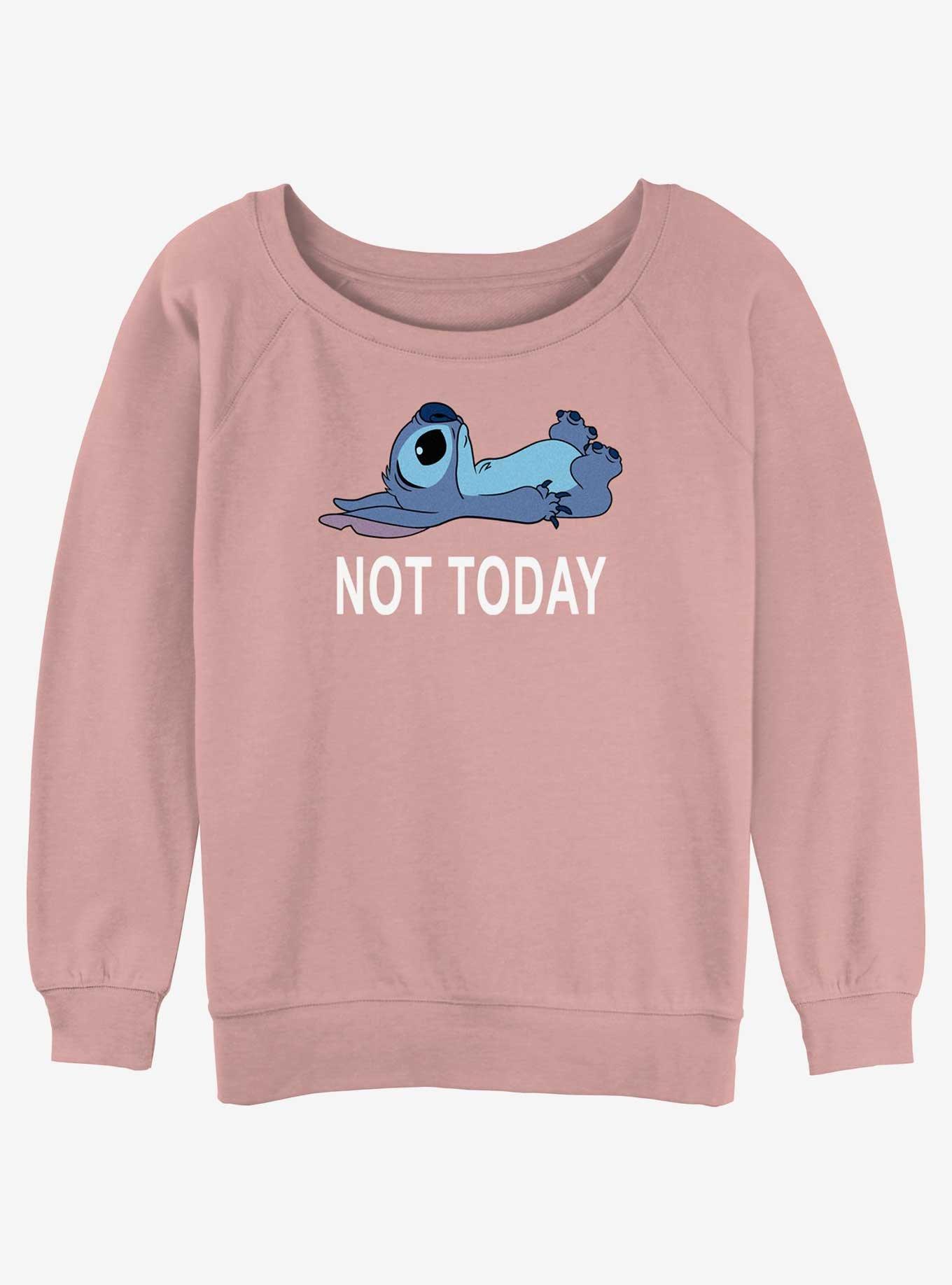 Disney Lilo & Stitch Not Today Womens Slouchy Sweatshirt, , hi-res