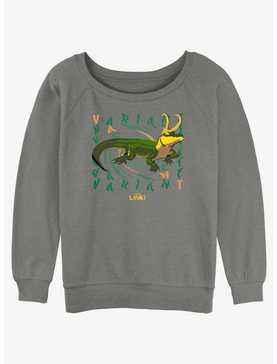 Marvel Loki Variant Alligator Loki Womens Slouchy Sweatshirt, , hi-res
