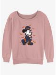 Disney Mickey Mouse Vampire Mickey Womens Slouchy Sweatshirt, DESERTPNK, hi-res