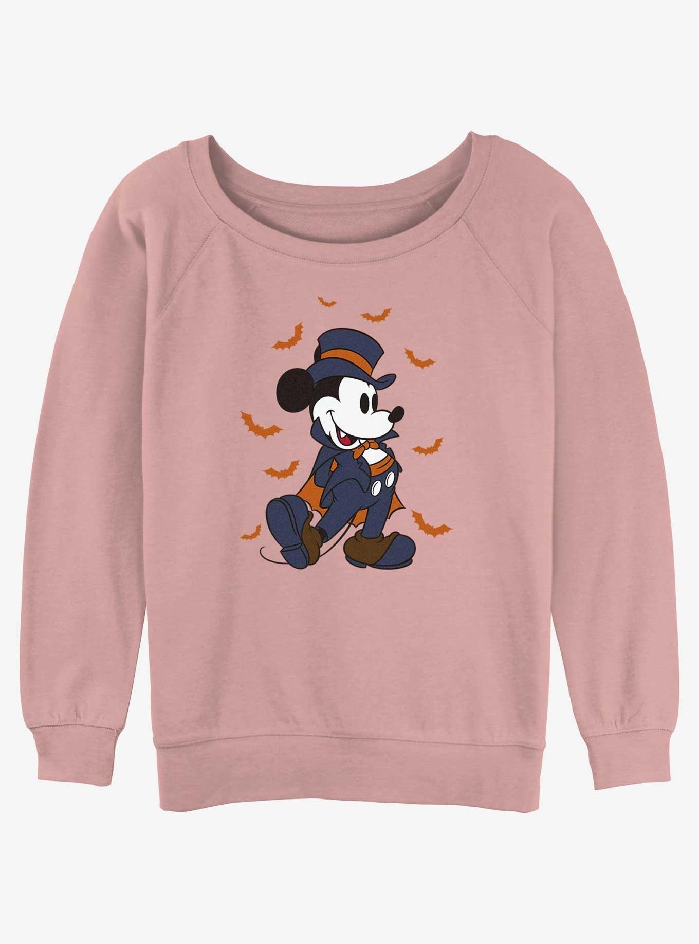 Disney Mickey Mouse Vampire Mickey Womens Slouchy Sweatshirt, , hi-res