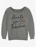 Disney Minnie Mouse Fab Aunt Womens Slouchy Sweatshirt, GRAY HTR, hi-res