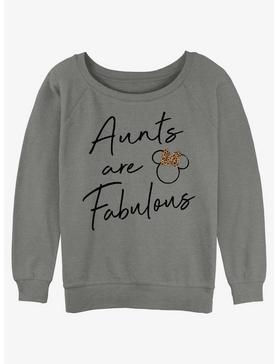 Plus Size Disney Minnie Mouse Fab Aunt Womens Slouchy Sweatshirt, , hi-res