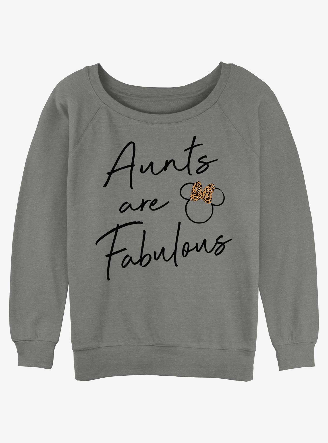 Disney Minnie Mouse Fab Aunt Womens Slouchy Sweatshirt, , hi-res