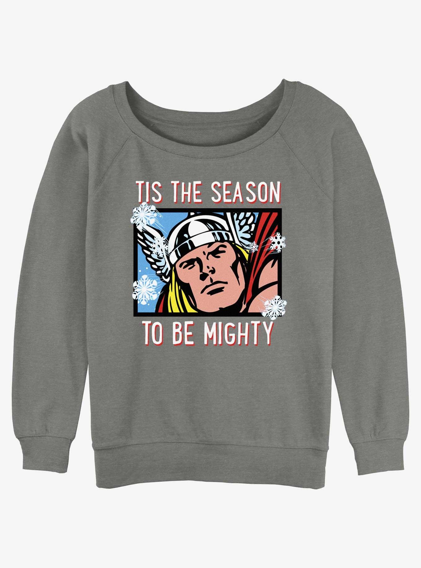 Marvel Thor Mighty Season Womens Slouchy Sweatshirt, , hi-res