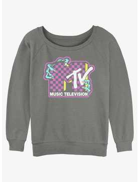 MTV Creature Logo Womens Slouchy Sweatshirt, , hi-res