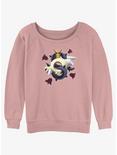 Disney The Owl House King Vines Womens Slouchy Sweatshirt, DESERTPNK, hi-res
