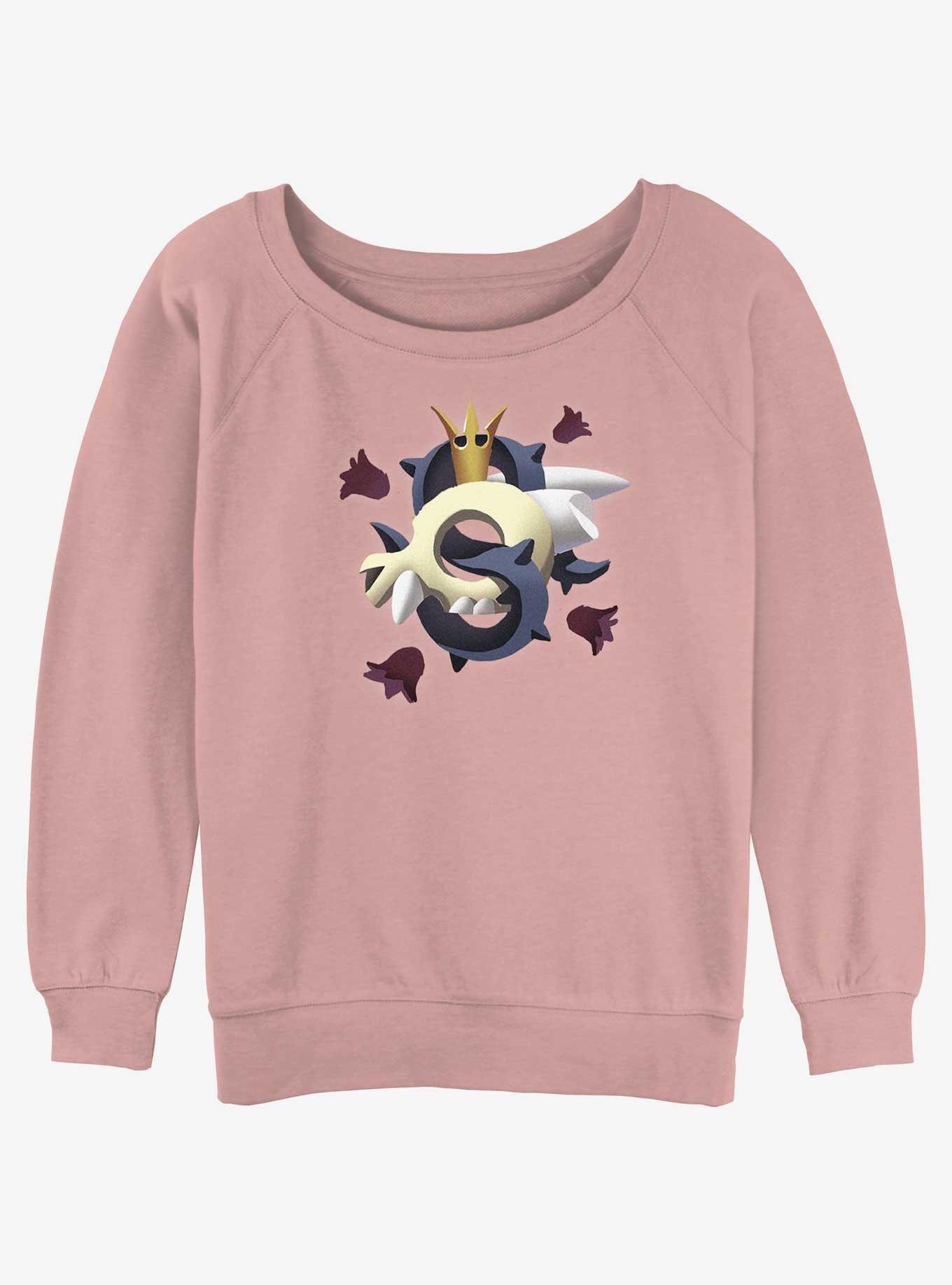 Disney The Owl House King Vines Womens Slouchy Sweatshirt, DESERTPNK, hi-res