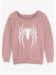 Marvel Spider-Man Icon Womens Slouchy Sweatshirt, DESERTPNK, hi-res
