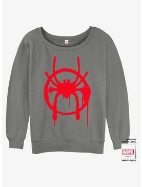 Marvel Spider-Man Miles Morales Symbol Womens Slouchy Sweatshirt, , hi-res