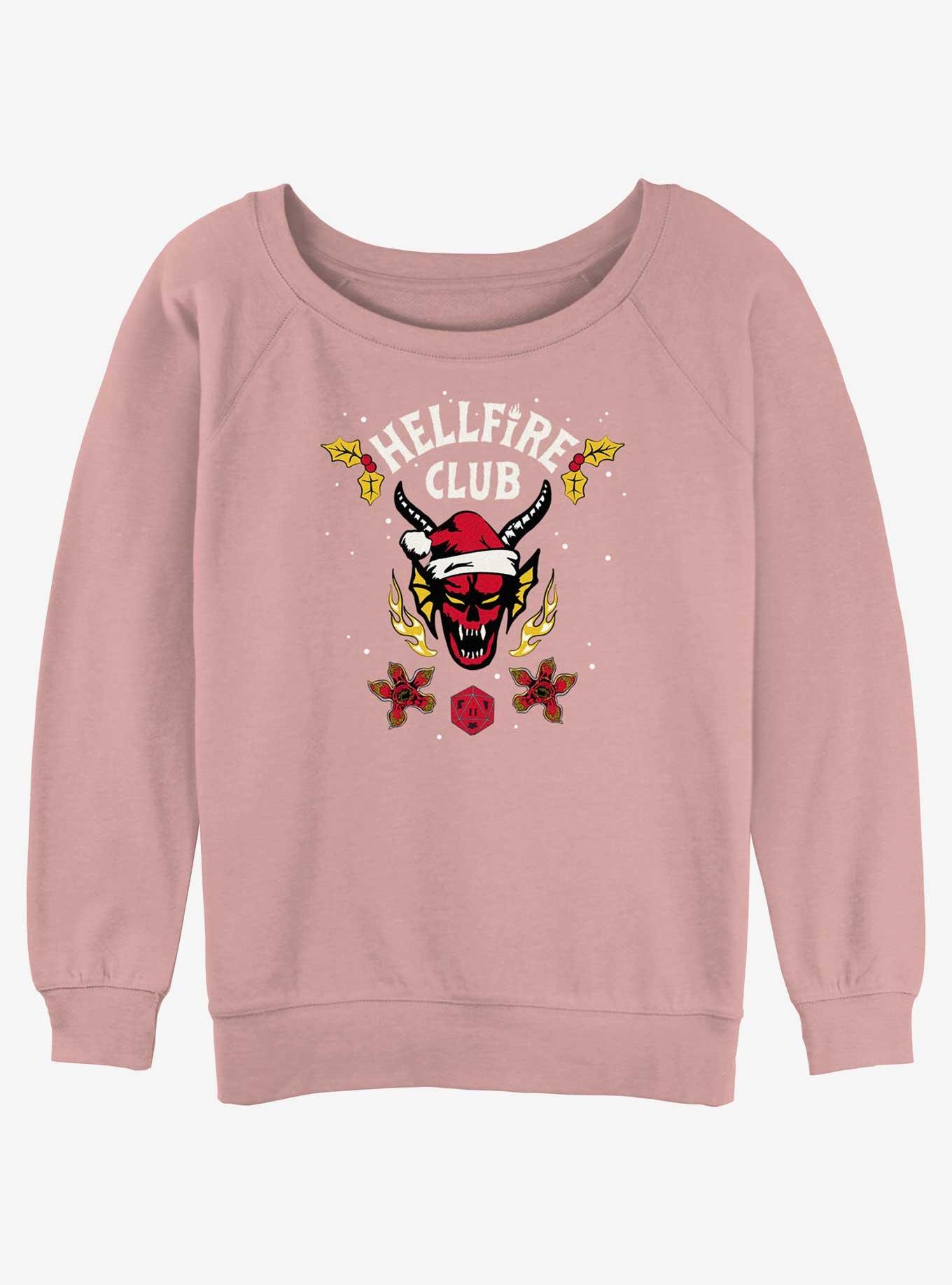Stranger Things A Hellfire Holiday Womens Slouchy Sweatshirt, , hi-res