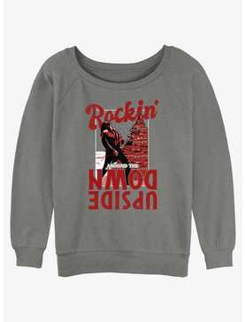 Stranger Things Eddie Rockin' Upside Down Womens Slouchy Sweatshirt, , hi-res