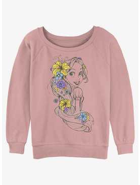 Disney Tangled Rapunzel Sketch Womens Slouchy Sweatshirt, , hi-res