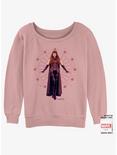 Disney WandaVision Scarlet Witch Womens Slouchy Sweatshirt, DESERTPNK, hi-res