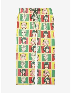 Spy x Family Character Grid Allover Print Sleep Pants - BoxLunch Exclusive, , hi-res