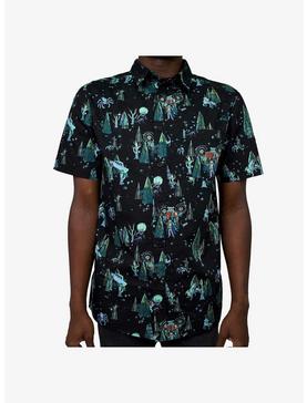 Harry Potter The Forbidden Forest Woven Button-Up, , hi-res