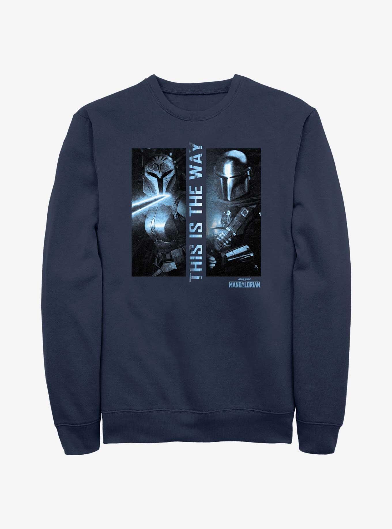 Star Wars The Mandalorian Dark Saber Sweatshirt, NAVY, hi-res