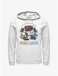 Star Wars The Mandalorian The Living Waters in the Mines of Mandalore Hoodie, WHITE, hi-res