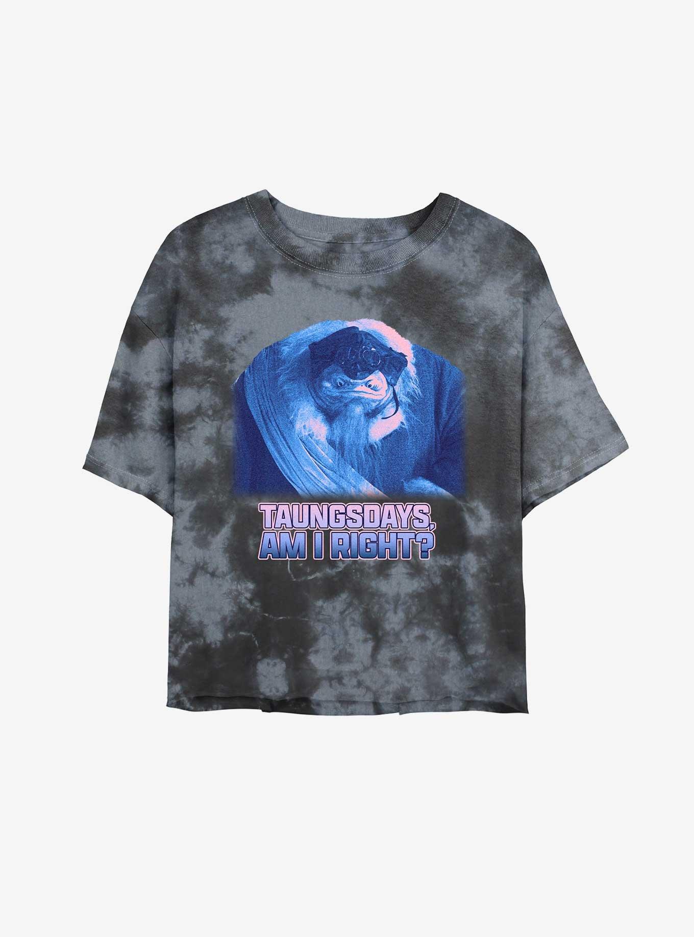 Star Wars The Mandalorian Taungsdays Am I Right Tie-Dye Girls Crop T-Shirt, , hi-res
