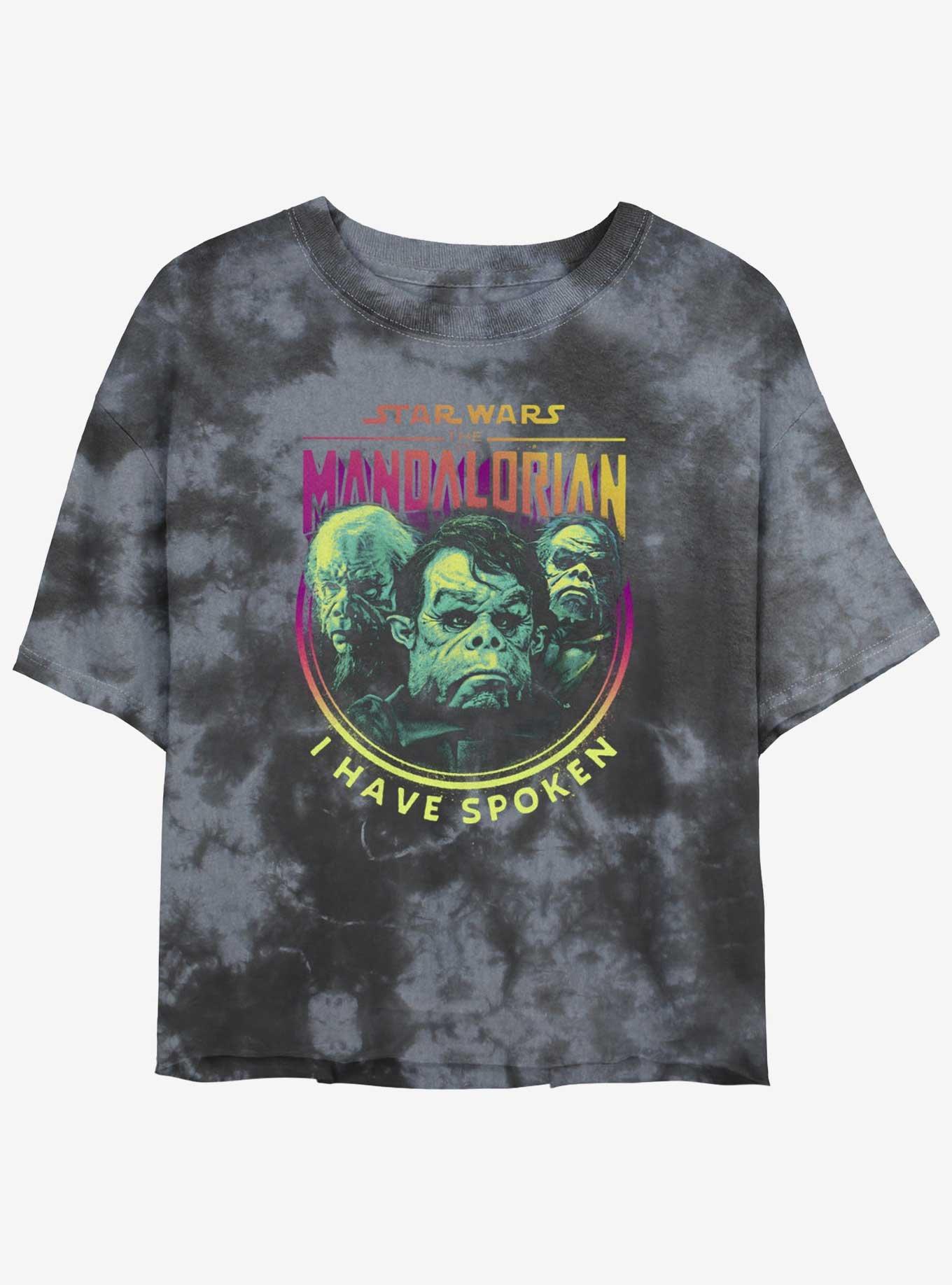 Star Wars The Mandalorian Ugnaught Engineers Tie-Dye Girls Crop T-Shirt