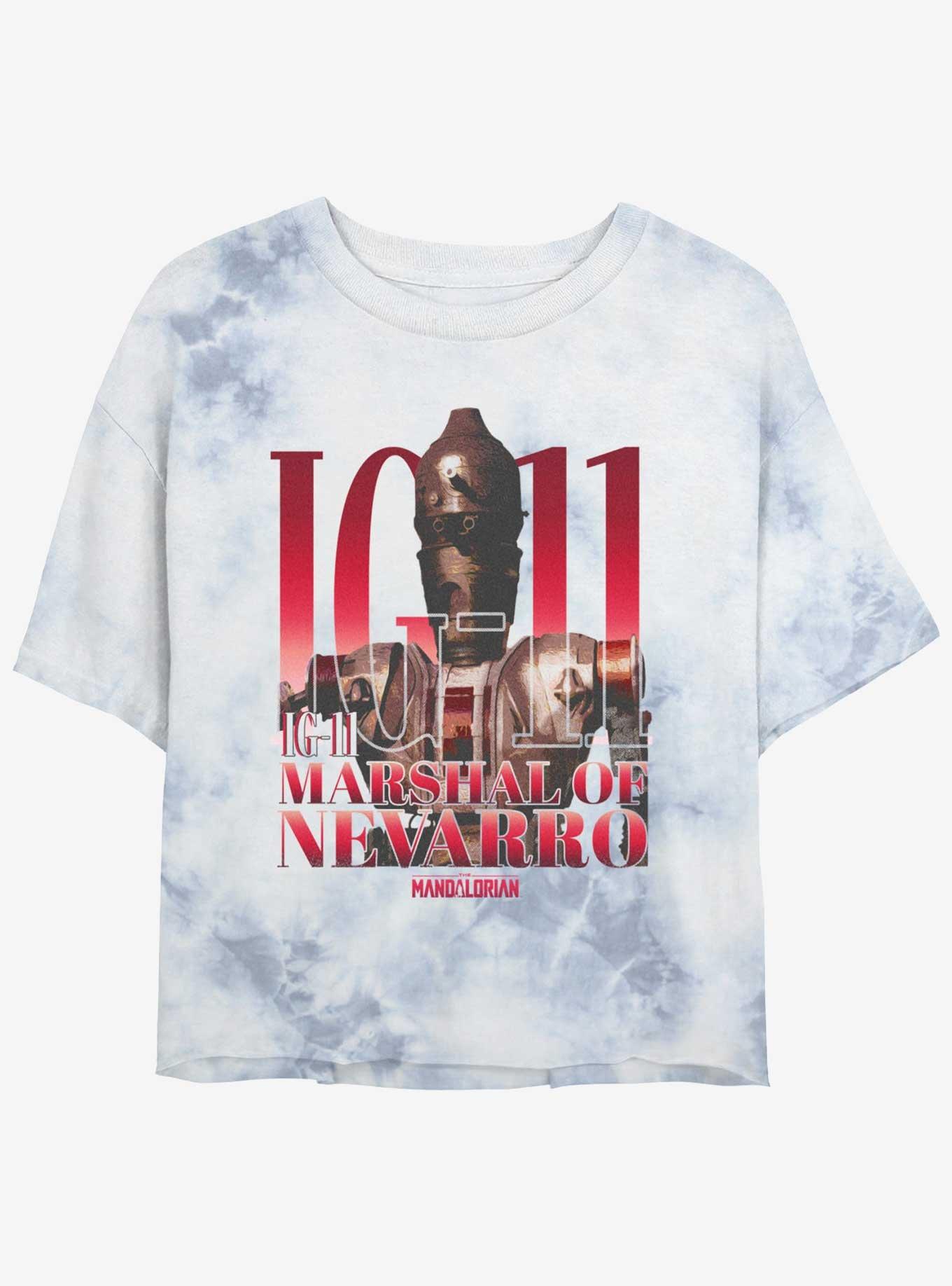 Star Wars The Mandalorian This Is Mandotory Tie-Dye Girls Crop T-Shirt, , hi-res