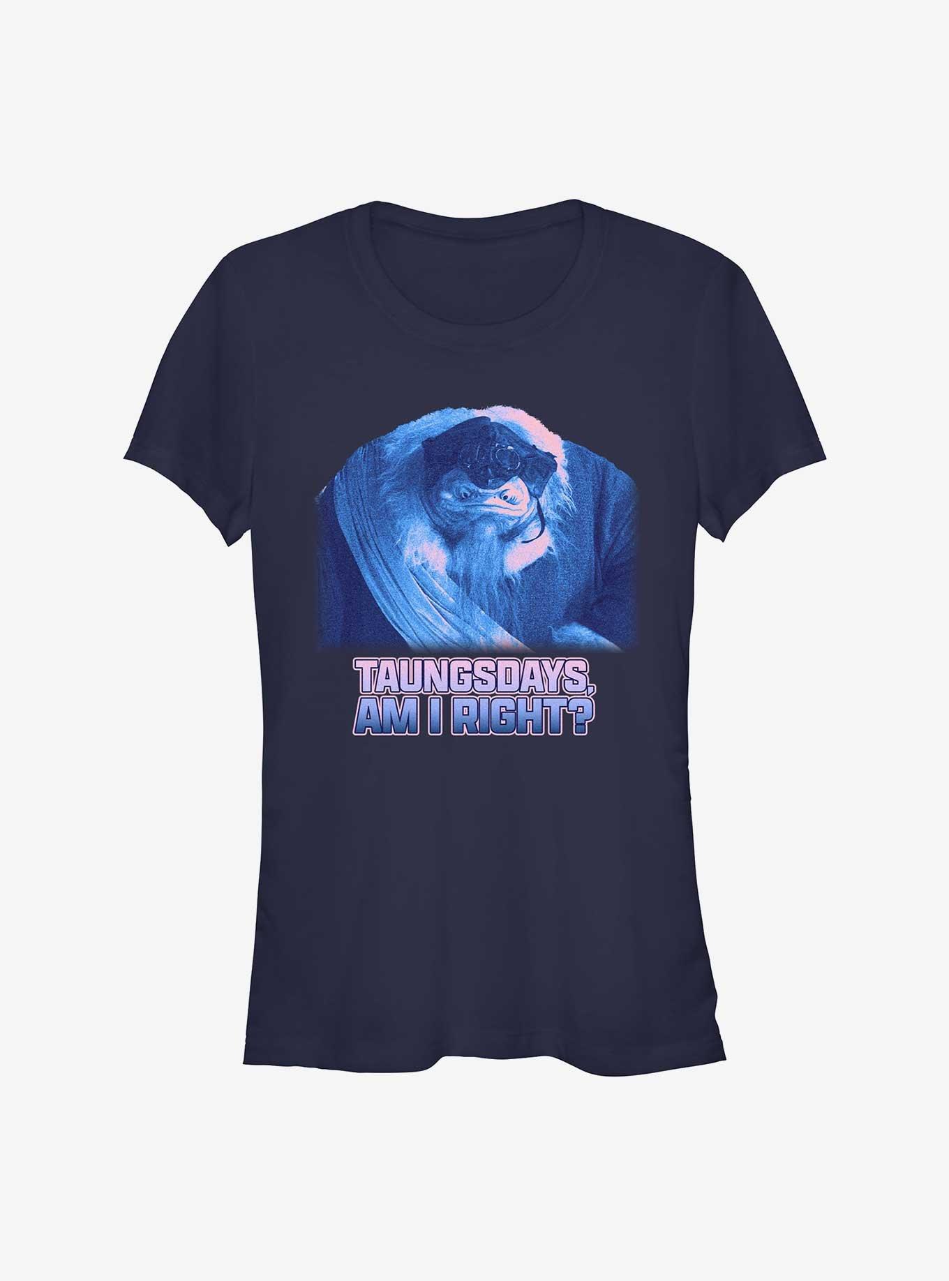 Star Wars The Mandalorian Taungsdays Am I Right Girls T-Shirt, NAVY, hi-res