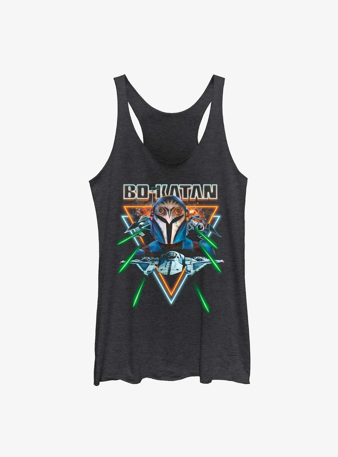 Star Wars The Mandalorian Bo-Katan Dogfight Girls Tank, BLK HTR, hi-res